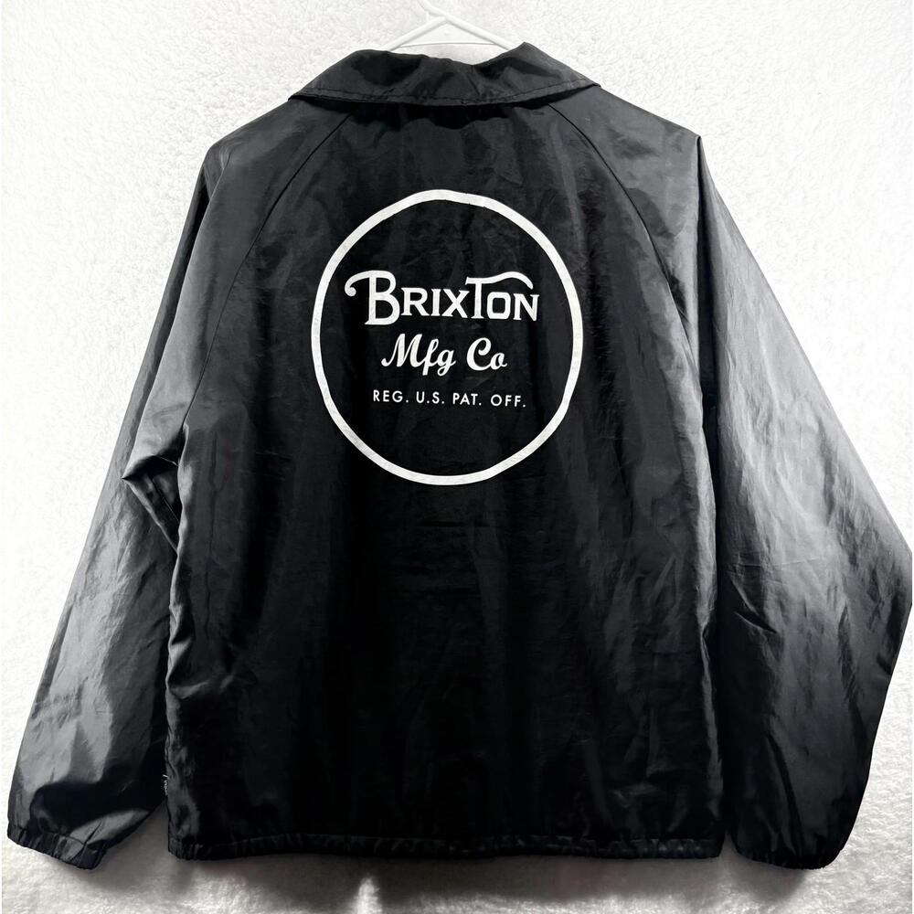 Brixton Windbreaker Jacket Mens Size Small Wheeler Traditional Streetwear